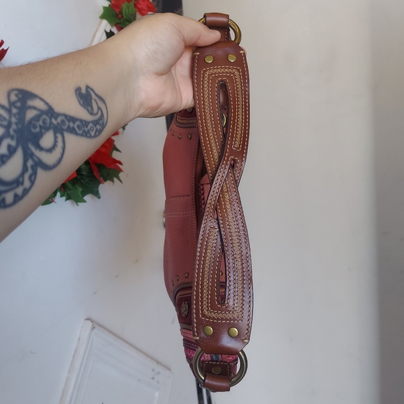 Y2K Coach Leather Small Hobo In Rose 10477 HTF💗🤎 - Picture 5 of 13